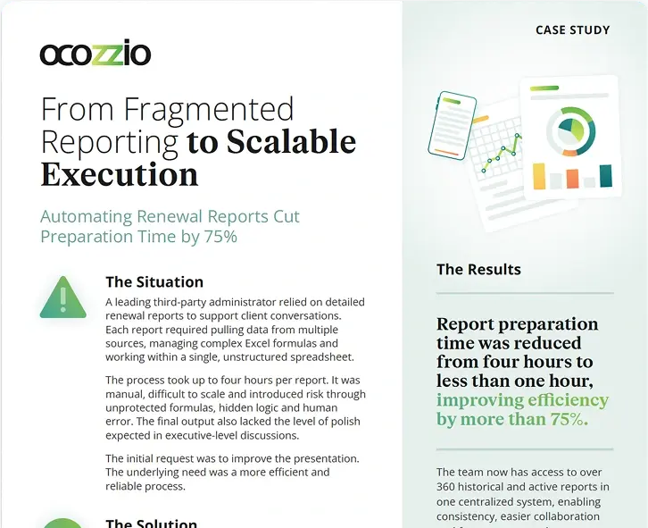 Case study flyer cover page
