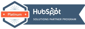 Hubspot Platinum Solutions Partner Program Badge